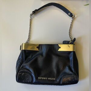 Antonio Melani black leather purse